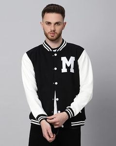 Factory Custom Womens Wool Blend Varsity <b>Jacket</b> White Faux <b>Leather</b> Sleeve Letter Embroidery Chenille Streetwear Letterman <b>Jacket</b> - Product Image 2