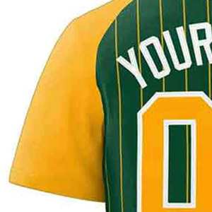 Maillot de baseball à manches courtes pour homme, couleur contrastée, maillot d'équipe respirant, t-shirt de sport pour entraînement en extérieur, maillot avec logo personnalisé - Product Image 5