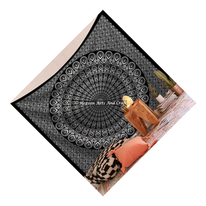 Tapiz impreso de la serie Mandala para el hogar, toalla de playa montada en la pared, manta de sentado, tapiz de Arte de pared personalizado - Product Image 1