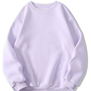 เสื้อสเวตเชิ้ตคอกลมผู้หญิง สีพื้น แขนยาว ผ้าถัก 100% คอตตอน ระบายอากาศได้ดี เหมาะสำหรับใส่ในฤดูใบไม้ร่วง ทรงปกติ - Product Image 6