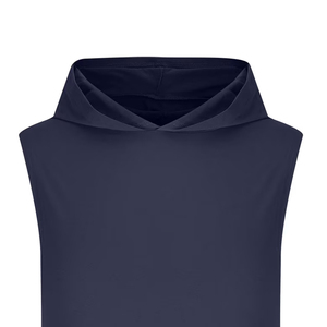 Débardeur à capuche sans manches pour homme, haut de gamme, respirant, pour la gym et l'entraînement, vêtements de fitness, personnalisable OEM ODM, marque privée, vente en gros - Product Image 5