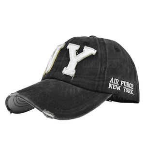 Casquette de baseball vintage structurée pour femme, été, vente en gros, résistante aux UV, 5 panneaux, ajustable, 100 % polyester sergé, style sportif courant - Product Image 1