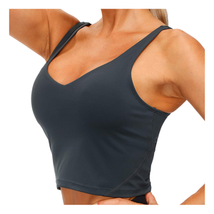 Conjunto de Sujetadores Deportivos Reversibles con Cuello en V para Mujer, Tallas Grandes, Lavados, de Secado Rápido, Transpirables, Cómodos, para Fitness, Casual, al Aire Libre, para Correr - Product Image 5
