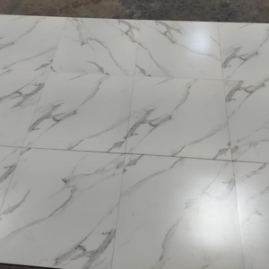 600x600mm Digitally Printed Ceramic Floor <b>Tiles</b> Matt Surface White Color Modern Villa Use - Product Image 1