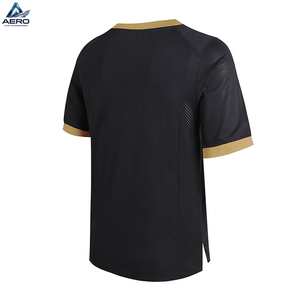 Maillot de football américain de haute qualité, couleur noir doré, nouvelle arrivée, produit tendance personnalisé, vêtements d'équipe sportive - Product Image 2