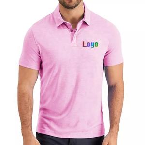 T-shirt polo personnalisable pour le sport Chemise de golf tricotée respirante à séchage rapide avec impression numérique à col rond avec votre propre logo - Product Image 6