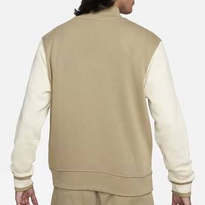 Nouvelle veste universitaire de baseball personnalisée pour hommes, vente en gros, en toile, avec lettres brodées sur le devant, coupe-vent, réversible, pour l'hiver - Product Image 5