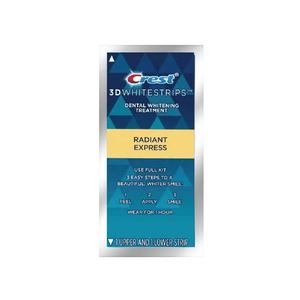 Tiras Blanqueadoras Crest 3DWhitestrips Radiant Express, Kit de Blanqueamiento Dental en Casa - Product Image 3