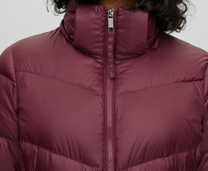 Women Winter Wear Coat New Arrival Custom Printed Embroidery Waterproof Breathable <b>Quilted</b> Woven <b>Wool</b> Puffer Jacket - Product Image 3