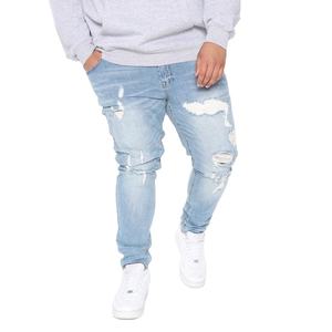 Pantalones de hombre de nuevo diseño, lavado con ácido, diseño transpirable desgastado, temporada de verano, Primavera e invierno, pantalones vaqueros de todos los meses disponibles - Product Image 1