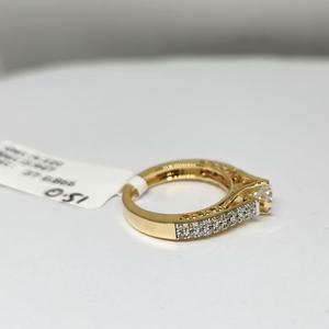Bague de fiançailles unisexe en diamant de qualité standard 0,35 ct, bijoux fins, alliance de mariage, vente en gros abordable, cadeau de luxe - Product Image 3