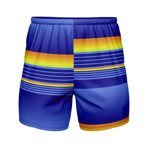Shorts de rugby unisexe basiques en polyester respirant, vierges, personnalisables par sublimation, pour la vente en gros, prix usine - Product Image 3