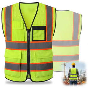 Chaleco de Seguridad de Nuevo Diseño, Chaleco de Alta Visibilidad, Material de Algodón y Poliéster, Precio al por Mayor, Venta en Línea - Product Image 1