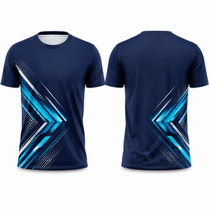 Camiseta Deportiva de Alto Rendimiento Personalizada OEM, Camiseta de Entrenamiento Atlético de Secado Rápido, Camiseta para Gimnasio y Running con Absorción de Humedad, Fabricante - Product Image 1