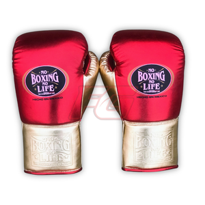 Guantes de Boxeo No Boxing No Life, Cuero Vacuno Genuino, Guantes Profesionales para Sparring y Combate, Duraderos, Transpirables, Fabricante OEM - Product Image 5