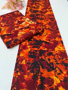 ผ้าฝ้ายพิมพ์ลายแอฟริกันสีสันสดใสสำหรับผู้หญิง เสื้อผ้าทันสมัย งานเย็บปักถักร้อยและงานฝีมือสร้างสรรค์ ผลิตในลิเบีย - Product Image 5