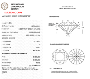 Diamante Suelto de Laboratorio con Certificación IGI Real, 5 Quilates, Claridad F VVS1 VVS2, CVD, Corte Brillante, Perforado con Láser, Suministro Directo al Por Mayor - Product Image 6