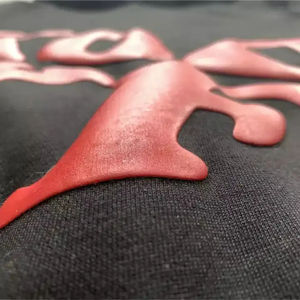 Sudadera moderna con textura 3D en relieve, estampado en superficie, ropa cómoda de forro polar cepillado, capa exterior elegante para el día a día. - Product Image 4