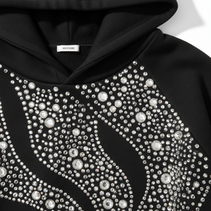 High Quality 100% Cotton Custom Design Heavy Weight Men <b>Tracksuit</b> With Rhinestones Wholesale Men <b>Tracksuit</b> For Sale - Product Image 2