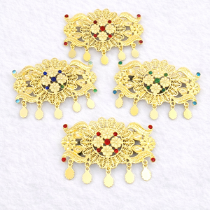 MOLL JEWELLERS - Joyería Vintage Chapada en Oro, Aleación Hecha a Mano, Ecológica, Impermeable, Elegante, con Brillantina, Mini Animales, Borlas y Flores - Product Image 3