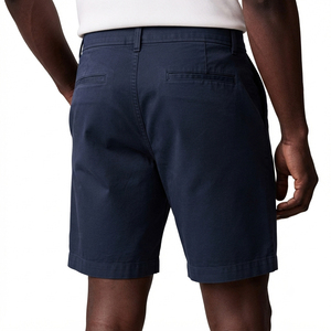 Shorts en coton pour hommes, décontractés, coupe ample, respirants, taille mi-haute, fermeture boutonnée, 100 % polyester, shorts chauds, longueur genou, shorts d'été pour hommes - Product Image 6