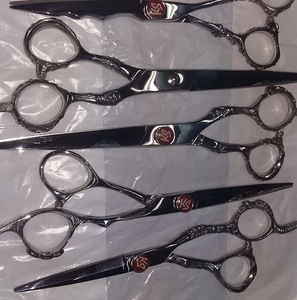 Ciseaux de barbier en acier japonais 440C, ciseaux à cheveux pour la coiffure, outils de coiffage - Product Image 3