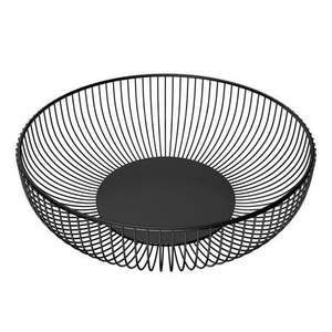 Cesta de Frutas Metálica de Diseño Abierto Moderno para Decoración del Hogar Contemporánea con Aspecto Limpio y Soporte Equilibrado - Product Image 6