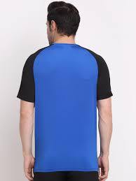 T-shirt à manches raglan contrastées pour homme, en polyester respirant, vêtements de sport, uniforme personnalisé - Product Image 3