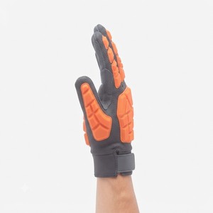 American's Football Goalkeeper Gloves Full <b>Finger</b> PU Material Non-Slip Breathable With Adjustable Wrist <b>Strap</b> Unisex Gloves - Product Image 5