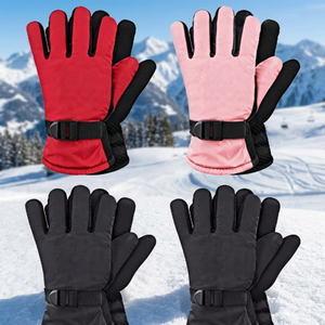 Guantes de Esquí Profesionales para Invierno, con Pantalla Táctil, Impermeables, Forro Polar de Poliéster, Dedos Completos, Unisex - Product Image 3