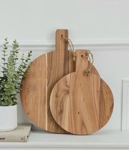 Tabla de cortar de madera dura hecha a mano para regalo, accesorios de cocina, preparación de comidas, servir alimentos - Product Image 5