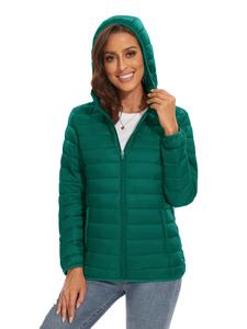 Abrigo acolchado ODM de etiqueta privada para mujer, nuevo estilo, tela de nailon, chaqueta de burbujas para mujer, prendas de vestir exteriores de invierno, chaquetas acolchadas para mujer 2025 - Product Image 4