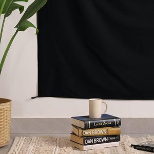 Tapiz Decorativo de Pared con Impresión por Sublimación Negra, Tela en Blanco para Decoración de Dormitorios, Salas de Estar, Residencias Universitarias, Obras de Arte Personalizadas - Product Image 1