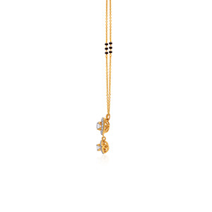 Collier GLEAMORA ENTERPRISE pour femme, plaqué or rose 18 carats, diamant fantaisie cultivé en laboratoire, style classique, à porter tous les jours, certifié IGI - Product Image 3