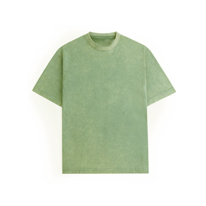 Camiseta Ligera Oversize Estampada para Hombre con Lavado Ácido, Logotipo Personalizado, Ajuste Casual y Regular, Tejido 100% Algodón, Camiseta con Lavado Ácido - Product Image 1