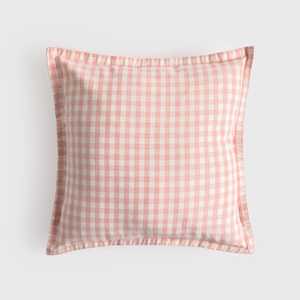Funda de Cojín Decorativa 100% Algodón Tejido a Cuadros, Fundas de Cojín a Cuadros de Algodón, Fundas de Almohada Decorativas Tejidas para Sofá - Product Image 1