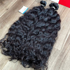 Extensions de cheveux humains 100% vietnamiens, tendance, ondulées naturelles, prix d'usine, sans perte, sans nœuds, en stock - Product Image 1