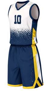 Nouvelle tenue de basketball réversible personnalisée par sublimation - Product Image 3