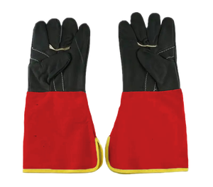 Gants de soudage TIG en cuir pleine fleur renforcé certifiés RAHEEM IMPEX RI-WG-0001, résistants aux éclaboussures de métal fondu, type industriel - Product Image 6