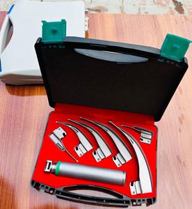 Ensemble de laryngoscopes manuels à fibres optiques pour diagnostic ORL, chirurgie générale, en acier inoxydable allemand, instruments médicaux par Tegra - Product Image 1