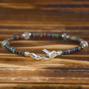 Dual Gemstone Beads <b>Bracelet</b> Natural Stone <b>Beaded</b> <b>Bracelet</b> Dainty Minimalist <b>Bracelet</b> Women Fashion Jewelry - Product Image 2