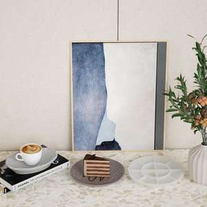 Moule en silicone pour bol en résine, ovale, carré, rond, en relief - Product Image 3