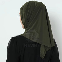 Hijab tendance, style modeste, look frais, tissu respirant de haute qualité en mélange de spandex, confortable, vêtements décontractés, toutes saisons