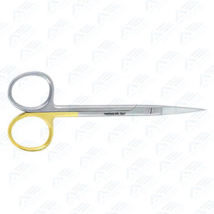 Tijeras de goma quirúrgica dental puntiagudas TC curvas y rectas de 16 cm/6,5 "Tijeras de cirugía oral de carburo de tungsteno - Product Image 4