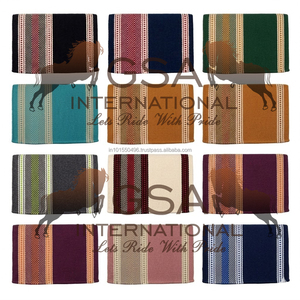 Manta de montura hecha a mano 100% lana de Nueva Zelanda 34X36, mantas y almohadillas personalizables para espectáculos ecuestres. - Product Image 6