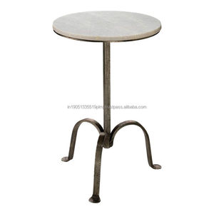 Taburete o mesa de metal hecho a mano de aluminio personalizado para taburetes y otomanos de hotel y sala de estar con diseño de Diamante por fabricante - Product Image 1