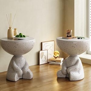 โต๊ะข้างรูปหมีเทอร์ราซโซคุณภาพสูงหรูหรา โต๊ะวางของอเนกประสงค์ สไตล์มินิมอล เฟอร์นิเจอร์สวน ตัวเลือกที่ดีที่สุดสำหรับตกแต่งภายในและภายนอก - Product Image 2