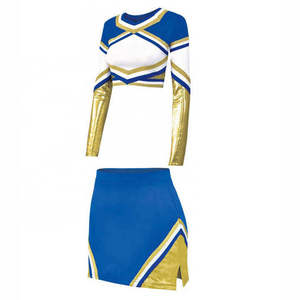 Uniforme de cheerleading personnalisé pour femmes adultes, confortable, impression par transfert thermique, polyester/coton de haute qualité, kits multicolores - Product Image 3