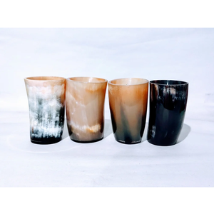 Tasse à boire en corne de buffle, tasse viking en corne naturelle, écologique, réutilisable et lavable, verre à boire en corne - Product Image 4