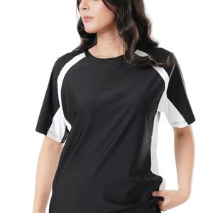 Custom Wholesale OEM Private Label Women Plain Cotton T Shirt Heavyweight Short Sleeve <b>Slim</b> Fit <b>Black</b> Tee - Product Image 3